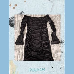 SHEIN Off Shoulder Ruched Dress